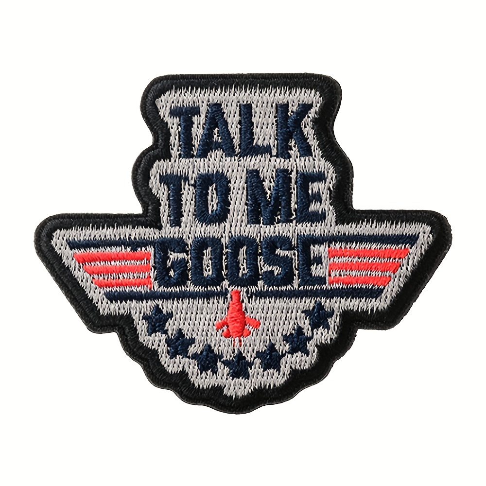 Rucksack Military Style - 1 個「TALK TO ME GOOSE」面白いミーム ベルクロ