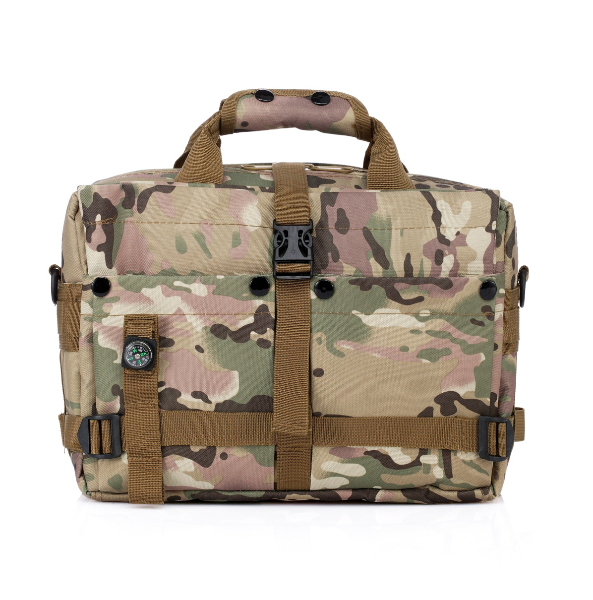 Rucksack Military Style - 軍事バックパック戦術モールオックスフォードメッセンジャーショルダーバッグラップトップハンドバッグブリーフケース屋外多機能登山バッグ