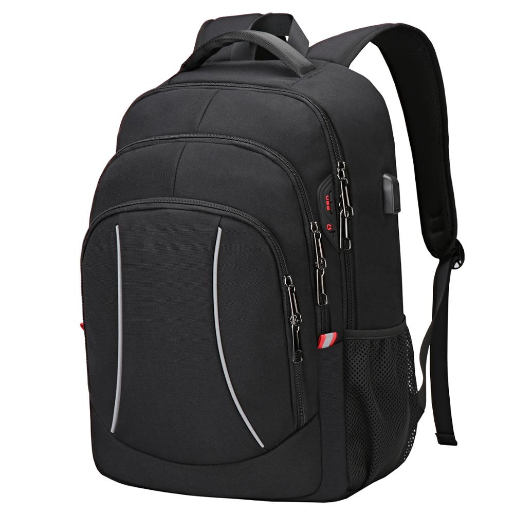 Laptop Backpack 15.6 - 男性用多機能トラベルバッグ,ラップトップ用の多機能バックパック,屋外デスクトップ用の盗難防止機能,ビジネス,15.6インチ