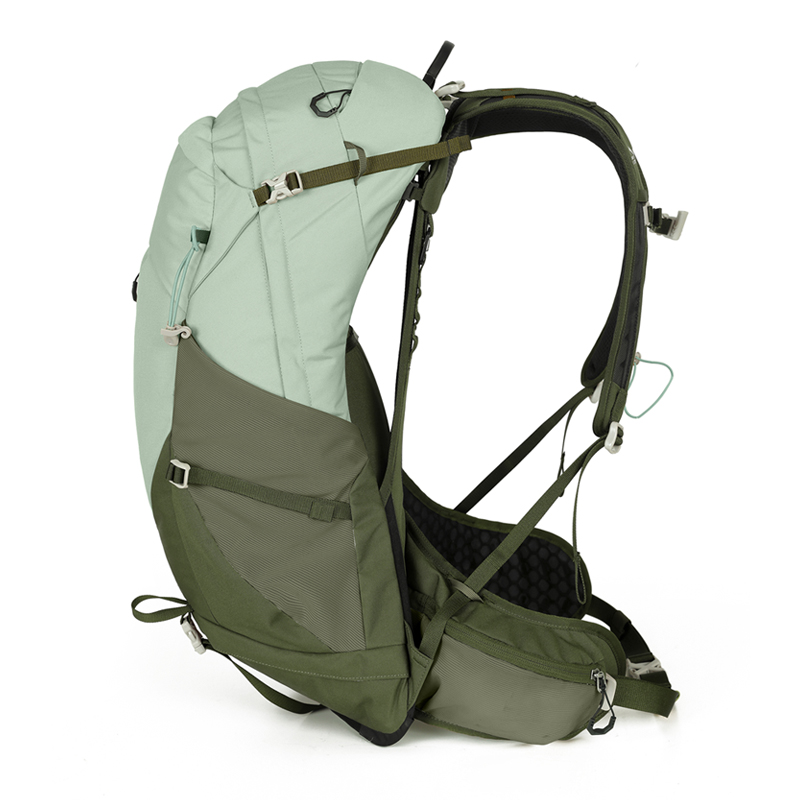 Rain Cover Backpack - ハイキングバックパック、防水ハイキングデイパック（レインカバー付き）、軽量旅行キャンプ用バックパック（男女兼用）