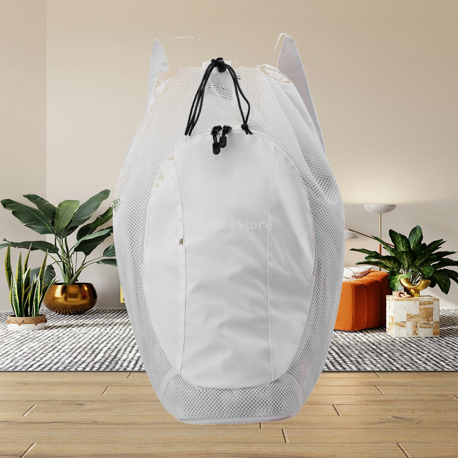 Drawstring Gym Bag - 巾着バックパック ビーチジムバックパック ストリングバッグ 軽量 フィットネス スポーツ