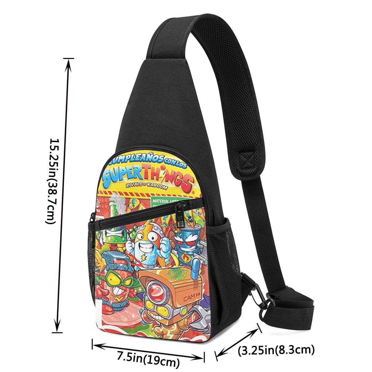 Super Zings Superthings 漫画チェスト - Sling Backpack Shoulder のレビューと価格