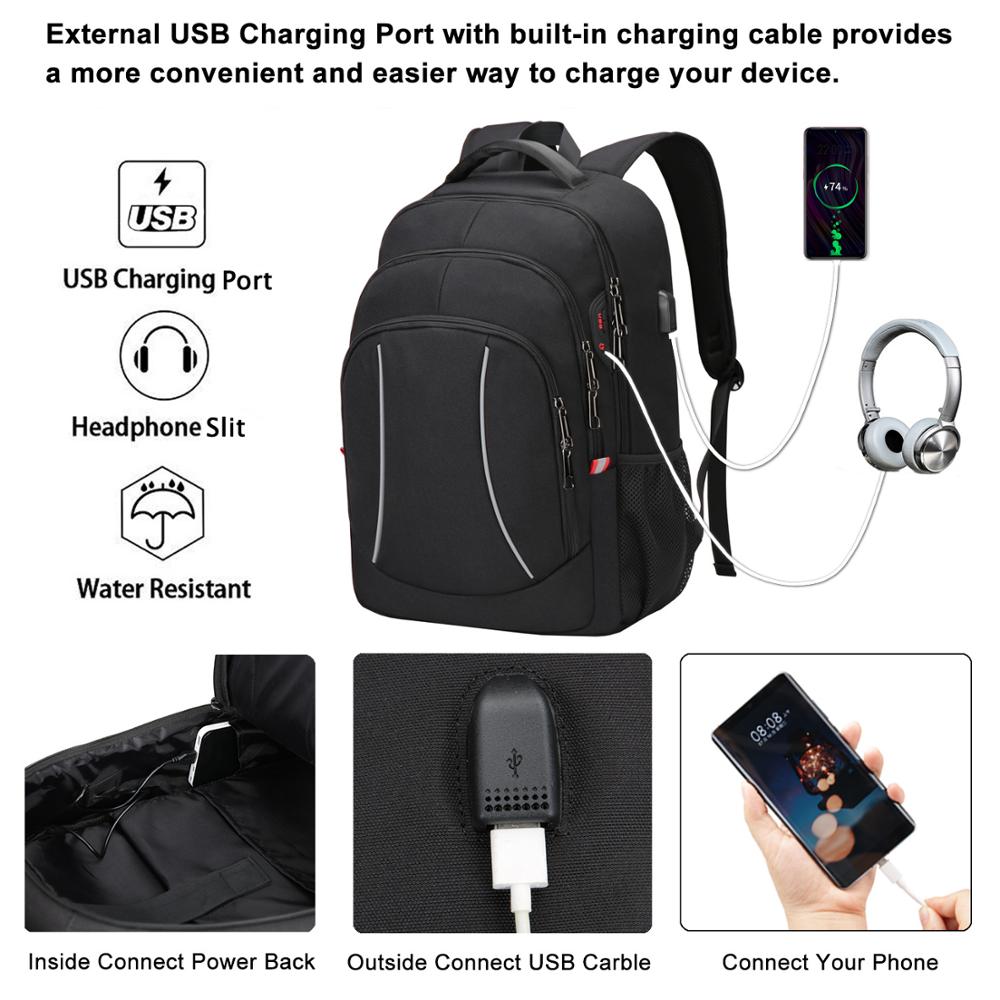 男性用多機能トラベルバッグ,ラップトップ用の多機能バックパッ - Laptop Backpack 15.6 のレビューと価格
