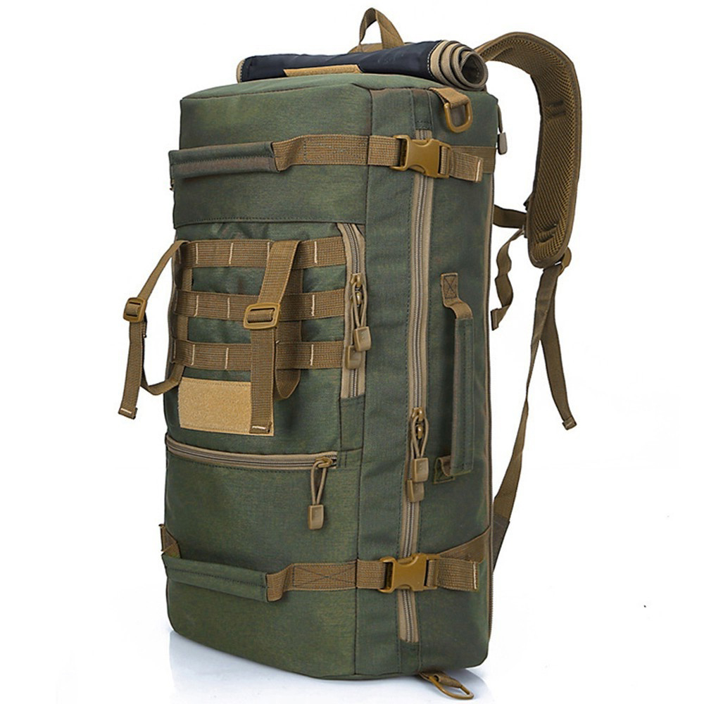 50L 戦術的な軍事バックパック男性屋外軍 3p トレッキン - Rucksack Military Style のレビューと価格
