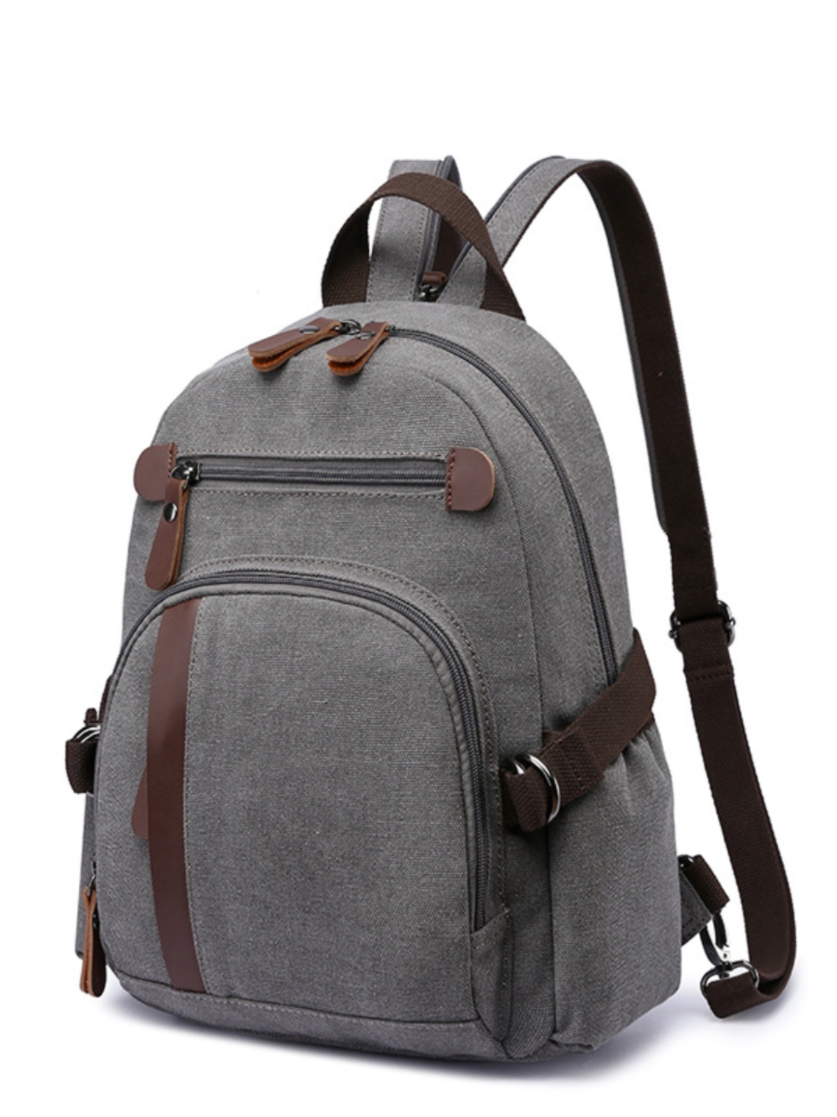 小さなキャンバスバックパックメンズスポーツ多機能チェストバッ - Canvas Backpack Casual のレビューと価格