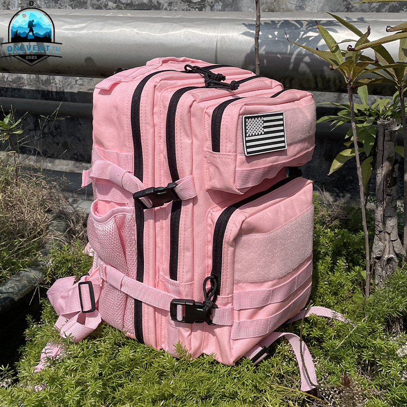 25L/45L 3P 戦術的なバックパック男性女性ピンク屋外 - Rucksack Military Style のレビューと価格