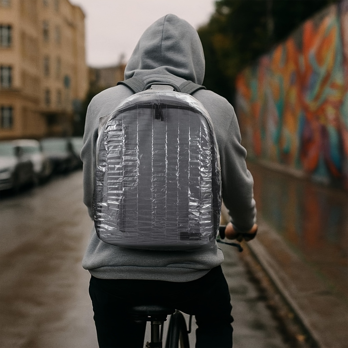 10 個の弾性使い捨てバックパックレインカバー伸縮性のある防 - Rain Cover Backpack のレビューと価格