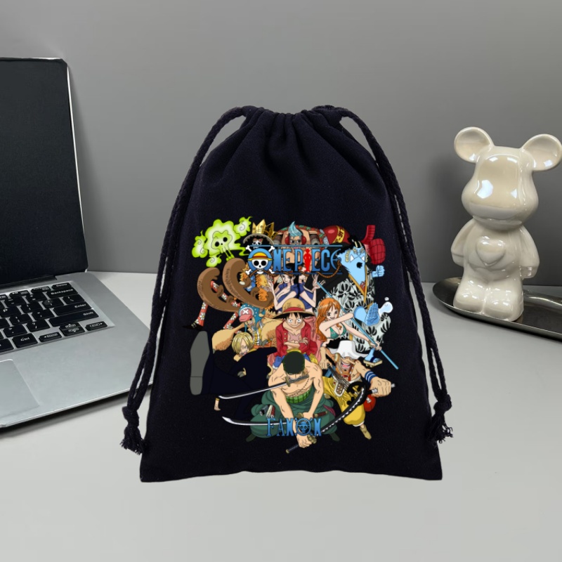 アニメワンピース巾着バックパックルフィロロノア・ゾロキャンデ - Drawstring Gym Bag のレビューと価格