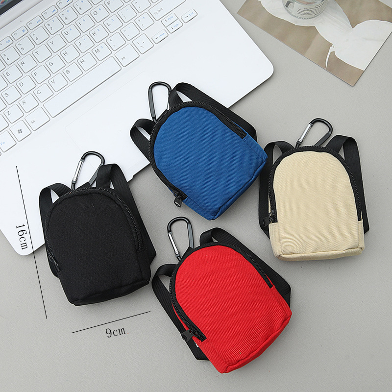 ミニバックパックキーホルダーリストレットポーチ小銭入れかわい - Mini Backpack Purse のレビューと価格